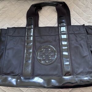 Tory Burch Black Nylon Tote